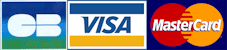 Cartes bancaires Bleues, Mastercard et VISA accept�es